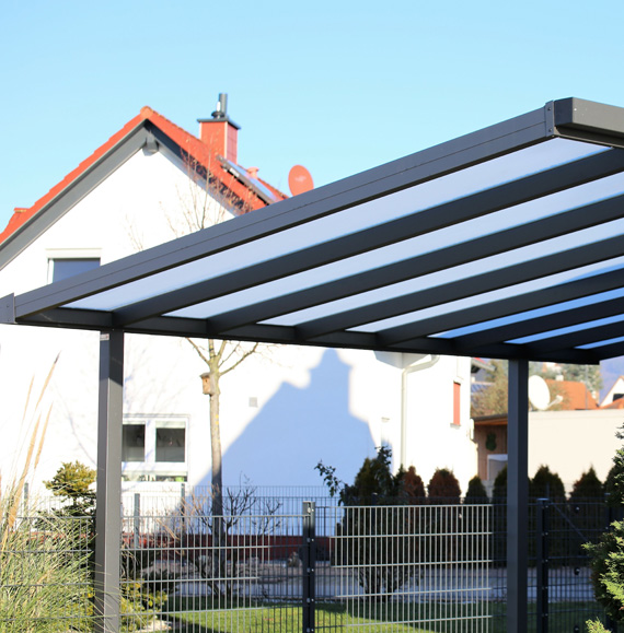 Carport aluminium Volets en aluminium